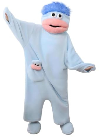 Funny Silly Onesie Adult Pajamas Mouth Monster Onesie Unisex Adult Hooded | Fun Soft Plush Jumpsuit Fluffy Pajamas Wearable Blanket Cute Monster Pajamas Cozy Sleepwear Loungewear For Halloween Nights