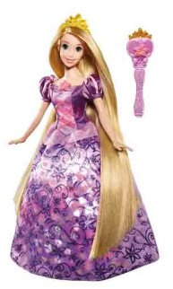 Mattel - Disney Princesses - W4230 - Poupées mannequins - Princesse Raiponce enchantée