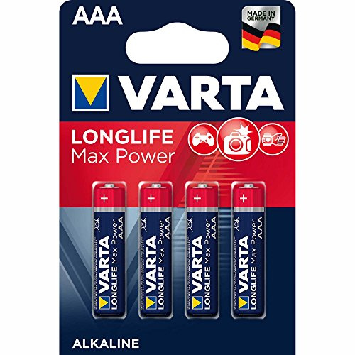 Varta long life 4703 batteries Max power, AAA, 4-Blister