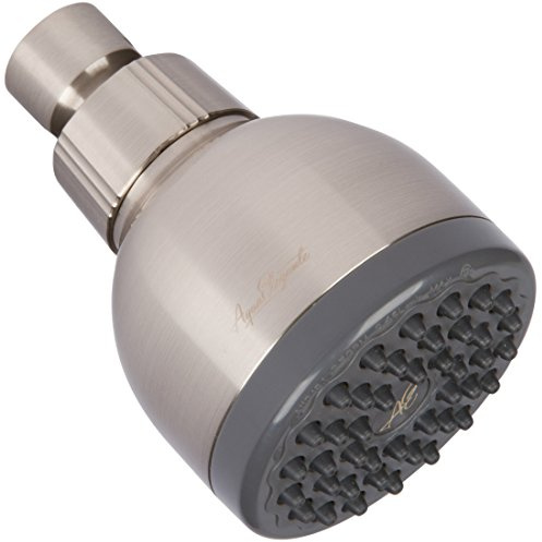 Aqua Elegante Soffione doccia ad alta pressione in nichel spazzolato – Miglior montaggio a parete, bagno, RV soffione doccia per docce a basso flusso, 2,5 GPM – nichel spazzolato