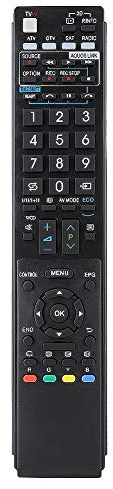 Kunststoff Schwarz Universal Ersatz Smart TV Fernbedienung Fernsehsteuerung für LED/LCD/HD / 3D Innovative Tastatur Fernbedienung für LED/LCD/HD / 3D Smart TV