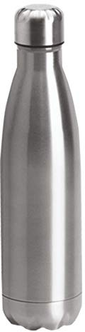 BRUIN BEAR BROWNS VALLEY CAL, U.S.A. Gourde isotherme à double paroi, bouteille isotherme sans BPA, acier inoxydable 304, 750 ml, couleur argent