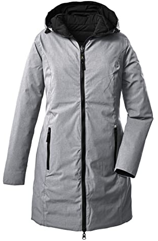 G.I.G.A. DX Donna Parka reversibile funzionale casual con cappuccio GW 2 WMN PRK, Bianco rotto., 42, 38065-000