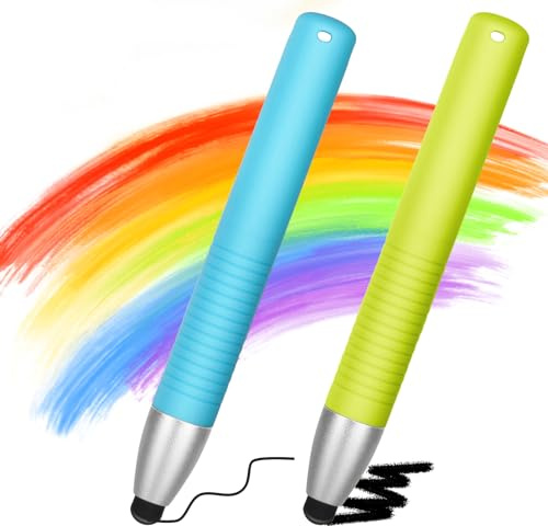 Flintronic Tablet Stift für Kinder, Tablet Eingabestift, Touchscreen Stift für Kinder, Stylus Touch Pen Kompatibel mit iPhone/Android/iPad Pro/Mini/Air/iWatch/Kindle/Kinder Smartwatch