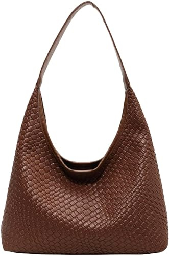 2025 Leder-Tragetasche für Damen, Top-Griff, Schultertashe, Hobo-Taschen, große Kapazität, weich, vegan, Umhängetasche, Unterarm
