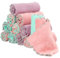 taonganui Lot de 12 chiffons de nettoyage en microfibre - 25 x 25 cm - Ultra absorbants - Réutilisables - Pour voiture, cuisine, salle de bain