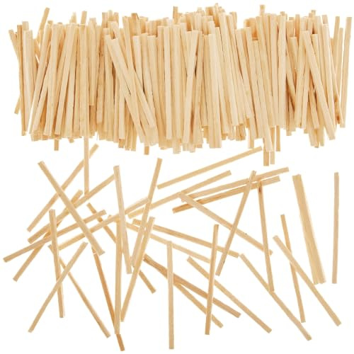 Baker Ross FN268 Natural Matchsticks - Pack of 2000, 43mm, Wooden Sticks, Model Making, Craft Materials