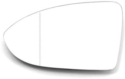 Fahrerseite Außenspiegel Für VW Für Touran 5T 2015-2020 Beheizte Klare Rückansicht Seitenspiegel Glaslinse Ersatz Außenspiegel Glas(1pc Left)