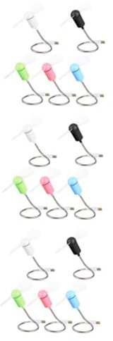 DOITOOL 3 Ensembles Ventilateur D'ordinateur Ventilateur Usb s Usb Éventail Pliable De Voyage Flexible Petit Mini Flexionnel 5 Pièces * 3