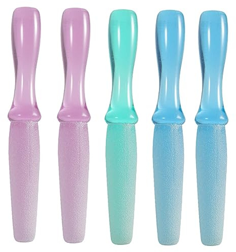 WRITWAA Limas de Plástico para Pies 5piezas para Quitar Callos y Durezas Pies Herramienta Profesional para Reducir Piel Dura y Reparar Talones en Casa Color Aleatorio
