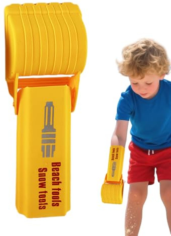 demaxiyad Excavadora De para Niños,Herramienta de Portátil para Playa y Arenero | Pala De Construcción para Actividades Al Aire Libre Y Fiestas Infantiles con Aprendizaje Práctico