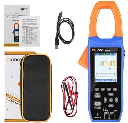 AYJYZHIAG CMS101 1000A AC/DC Current Clamp Ammeter Digital Oscilloscope Bluetooth Recorder Voltage Resistance Multifunction Tester(CMS061)