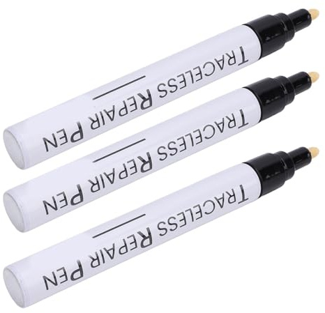 ACOGEDO Repaición de Pintura de Toque de Rayado para el Automóvil Resistente a la Intemperie: Paquete de 3 Paquetes de Pintura Automática, Removedor de Larga Duración para Automóviles Negros,