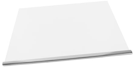 SEWACC Étagère de Réfrigérateur en Verre Trempé Blanc, Installation Simple, Compatible Universellement, Partie Étagère du Réfrigérateur Résistante et Solide