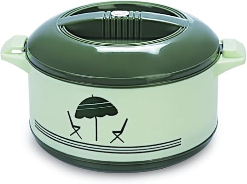 Cello CE-1.5L Chef Deluxe Hot-Pot Insulated 1.5 Litre Casserole Warmer/Cooler with hard thick base, 1500ml (Green)