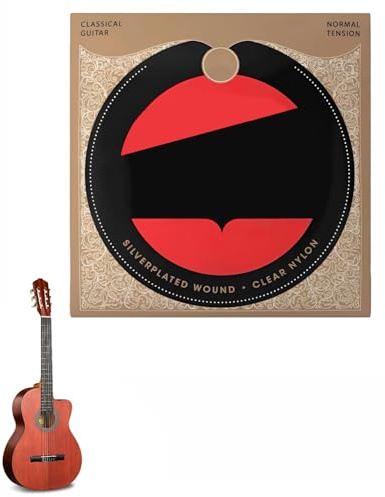 IPNSDON Cuerdas Guitarra Española - cuerdas de nailon para guitarra clásica, tensión normal
