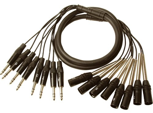 MUSIC STORE Multipaire Studio/Eco 8/jack-XLR 3 m/Jack sym > XLR mâle - Câble multiconducteur analogique
