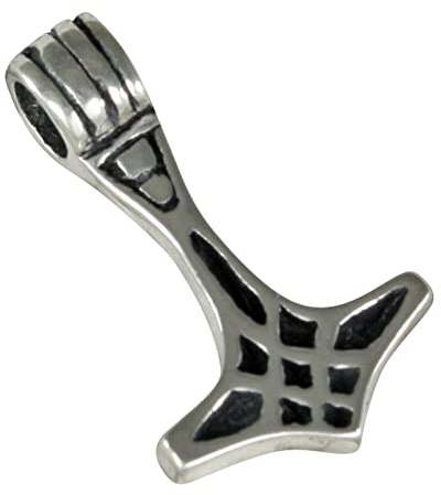 AFP Pequeño Martillo de Thor colgante de plata 925