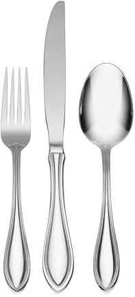 Oneida American Harmony 12-Piece Stainless Steel Flatware Set, Service for 4