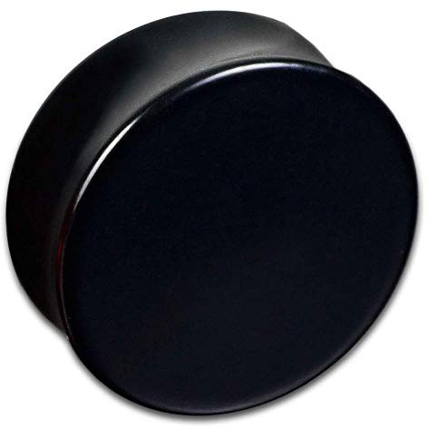 viva-adorno 1 Stück Double Flared Plug Flesh Tunnel Saddle Plug ohne Gewinde Kunststoff Acryl Größe 3-24mm UFT_P