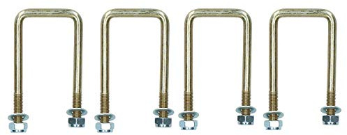 4 unidades M10 50 mm x 100 mm perno en forma de U para remolques con tuercas de alta resistencia