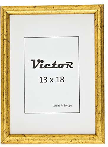 VictoR Bilderrahmen gold 13x18 cm David - Leiste 14x17mm - Fotorahmen vintage - Shabby Chic Deko