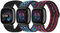 Bcuckood Elastisches Armband Kompatibel mit Fitbit Versa 4/Versa 3/Fitbit Sense 2/Sense für Damen Herren, Nylon Weich Verstellbar Dehnbar Solo Loop Ersatzriemen Uhrarmband