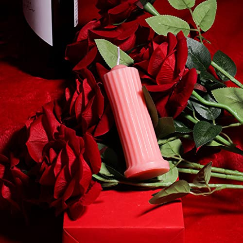 MMCCHB Kerze, niedrige Temperatur, Rosenduft, Rosa, Valentinstag