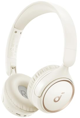 soundcore By Anker H30i Wireless On-Ear Headphones, Foldable Design, Pure Bass, 70H Playtime, Bluetooth 5.3, Lightweight and Comfortable, App Connectivity, Multipoint Connection
