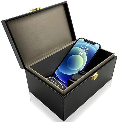 Faraday Box Faraday-Box, Faraday-Käfigschutz, Für Die Blockierung Von RFID-Signalen Im Auto, Anti-Diebstahl-Tasche, Anti-Hacking-Gehäuseblocker (Size : 17cmx12.3cmx9.5cm)