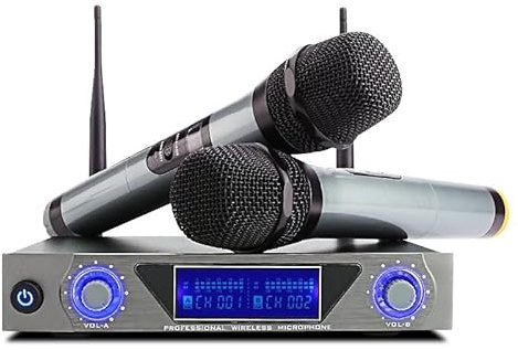 ELzEy Wireless Microphone, Handheld Professional Microphone, Ktv Microphone, Condenser Microphone Acoustic Microphone