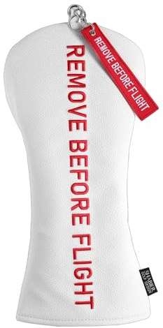 SHABIER Golfschlägerhaube mit Remove Before Flight Design für Golfschläger