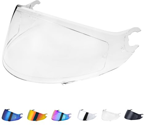 JQF Gear Motorradhelm Visier für SHARK D Skwal D-Skwal 2 Spartan Carbon