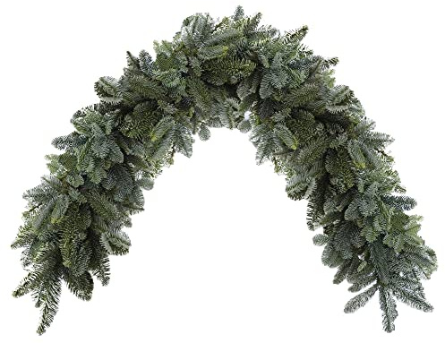 Gardeners Dream Tannen Girlande-Weihnachtsgirlande 1m - Winter Deko Girlande zum Selber Dekorieren - Tannengirlande 1m Ideal als Weihnachtsgirlande Aussen & Innen, Christmas Garland & Treppen Deko