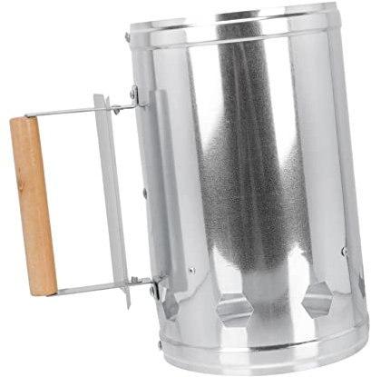 Yardwe 1 Pz Barrel Carbon BBQ Starter con Resistente al Accensione per Barbecue Grill e Pizze