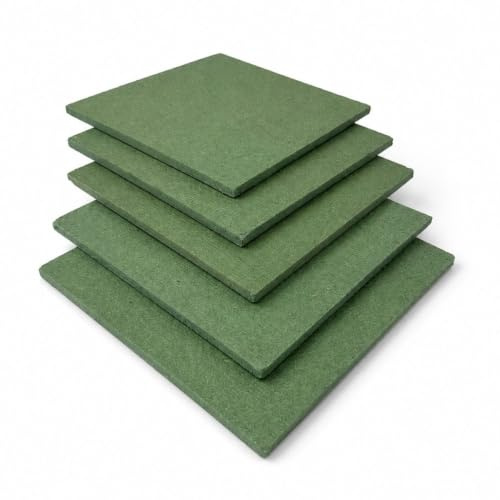 5mm Thick Fibreboard Wood & Laminate Underlay Panels 15 Boards/Pack - size 590mm x 790mm - Covers 7m²