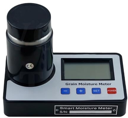 Misuratore di umidità for cereali for 14 tipi di cereali, analizzatore di umidità intelligente for caffè, grano e mais Ampie applicazioni