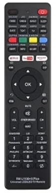 1pc Telecomando sostitutivo universale RM L1130 X for tutte le marche TV L113 12 8 Smart Home, Casa Intelligente Controle Tv Box(Black)