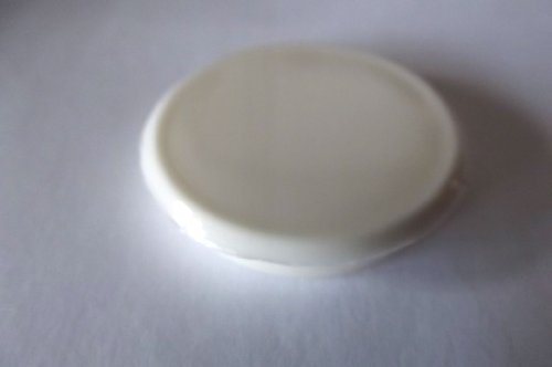 12 Cream 35MM Blind Hinge Hole Blank Screw Covers CAPS Blum (Suki)