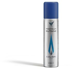 Colibri – Gaz butane 90 ml pour recharger briquets, chalumeaux de cuisine, etc. – Bouteille de recharge de gaz pour briquets avec 99,9994 % de butane pur premium