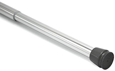 Levivo Karnisz Gardinenstange, 95% Aluminium, 5% Kunststoff, Chrom