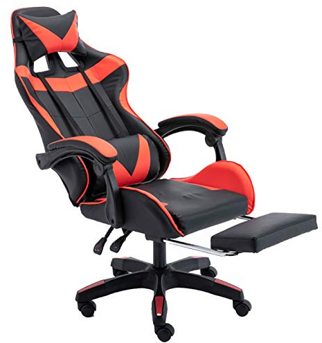 FACAI Gaming Chair Racing Chair Game Seat Internet Competitive Office Computer Chair Anchor Home Recliner,B