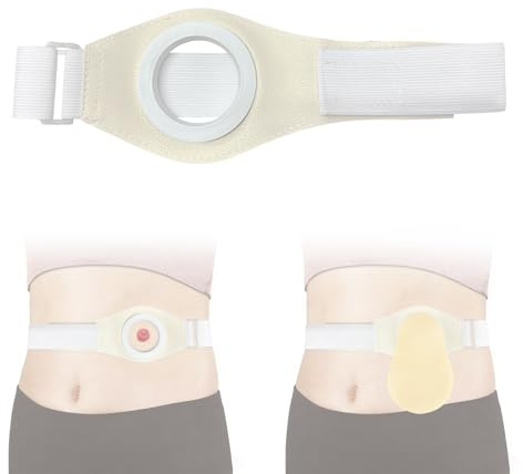EDWERD Ostomy Support Belt - Stoma Guard Band for Abdominal & Colostomy Ileostomy Post-Oper-ative Care, 39 L