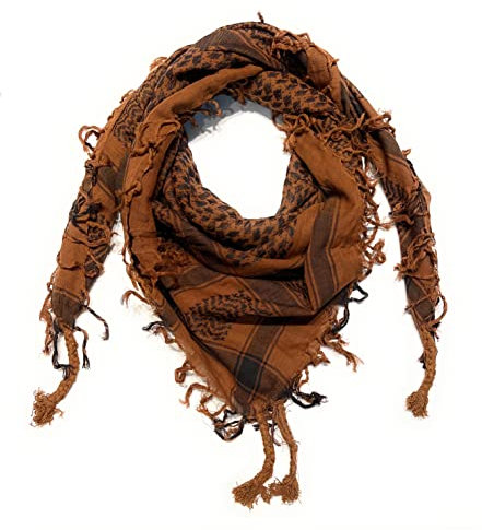 Ethnique Mode Keffieh 100% Cotton Scarf for Men and Women Military Tactical Scarf Shemagh (EM1308)