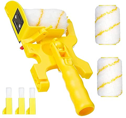 Paint Edger Roller Brush, TOPIND Clean Cut Paint Edger Portable Paint Edger Tool DIY Multifunctional Hand-held Clean-Cut Paint for House Wall Ceiling Door Painting