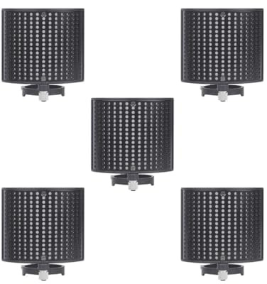 5 set Metal Mesh Microphone Mic Pop Filter Windscreen Wind Screen Studio Shield