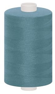 dalipo 27001 - Polyester Nähgarn, 1000m, FARBGRUPPE BLAU, TÜRKIS, VIOLETT, Farbe: 037 Opal