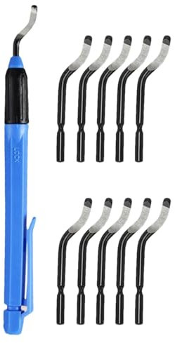 Herramienta de biselado de desbarbado, juego de herramientas de desbarbado, herramienta manual de desbarbado de chaflán en forma de bolígrafo, Fresas portátiles para eliminar rebabas, herramienta