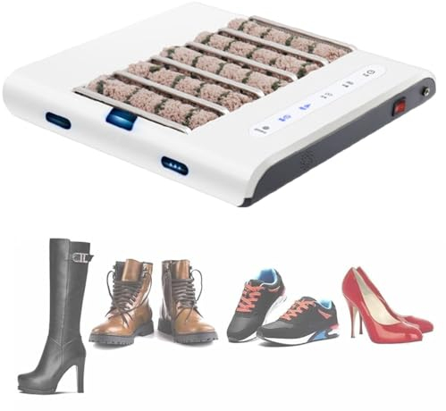 Hydravex Polisseuse de Chaussures à Induction Automatique, Machine de Nettoyage de Semelles de Chaussures Rechargeable, Machine de Nettoyage de Semelles 2600 mAh pour hôtels, bâtiments commerciaux