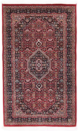 Nain Trading Indo Bidjar 95x154 Handgeknüpft Orientteppich Teppich Wolle Indien